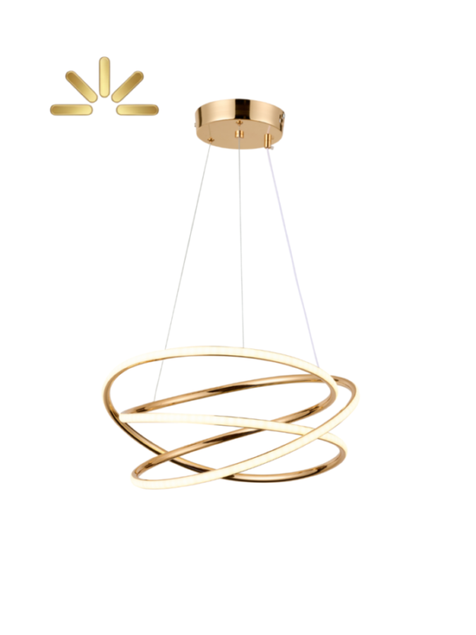 Lustre LED Hurricane C/Sequenciador de 3 Tons