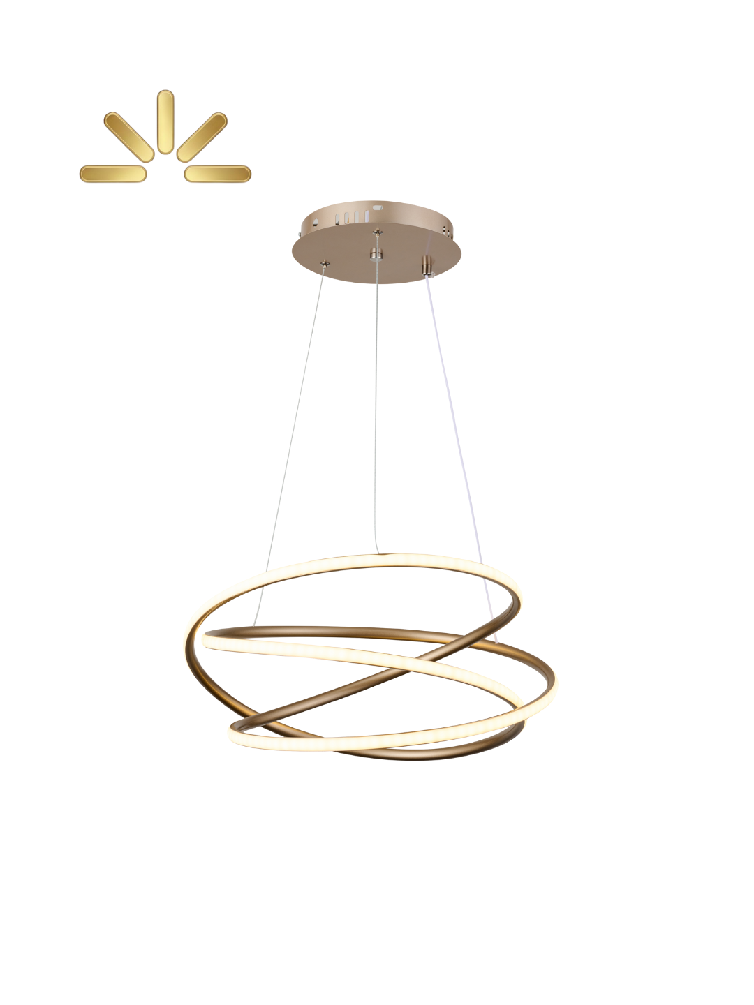 Lustre LED Hurricane (9020) Fundo Branco