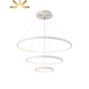 Lustre LED três aneis